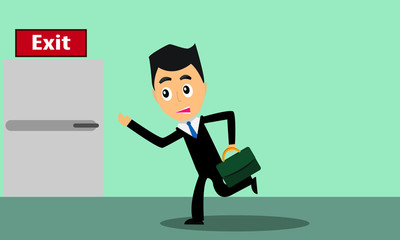 He was rushed to home.