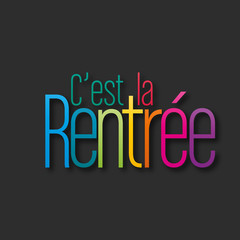c'est la rentrée