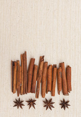 Spices background vertical style