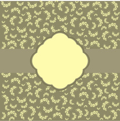 Template greeting card