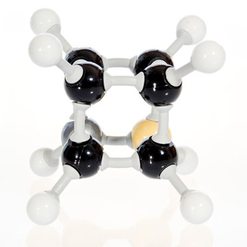 Chemistry molecule of the atom Cubane