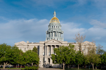 Fototapeta na wymiar Colorado state capital in Denver