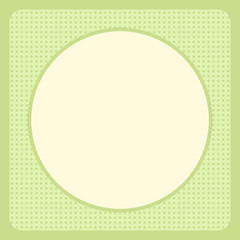 Green greeting card template design