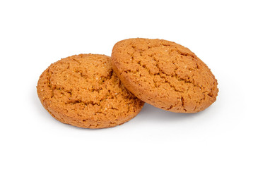 Crispy freshly baked treacle and oat biscuits
