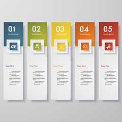 Design clean number banners template/tags or website layout.