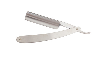 Used classic straight razor, old style