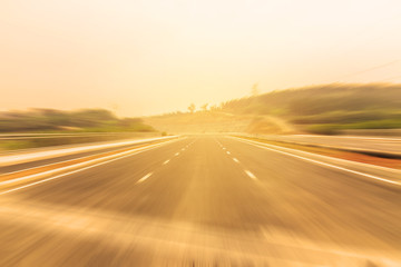 road with blue sky