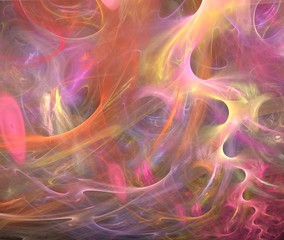 Fototapeta premium Plasmatic background or texture in pink and yellow