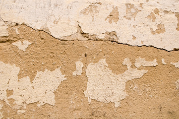 old clay wall
