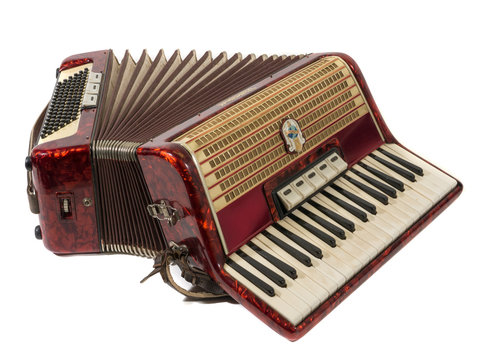 schönes altes akkordeon, schifferklavier, ziehharmonika Stock-Foto | Adobe  Stock