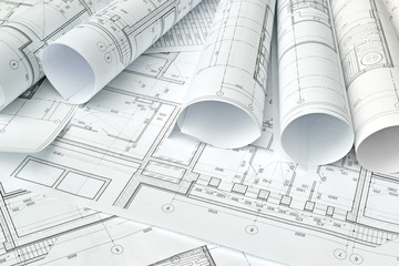Image of several drawings for the project engineer jobs