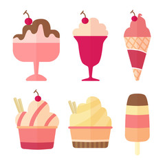 Ice Cream icons set