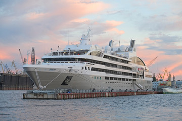 The image of a cruise ship