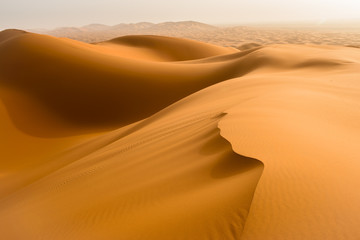 Sand dunes in the Sahara Desert, Merzouga, Morocco