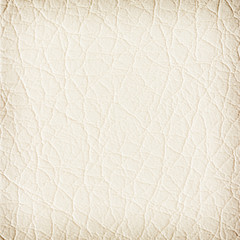 Synthetic white leather texture or background