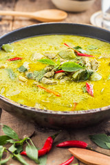 Green pork Curry , Thai cuisine