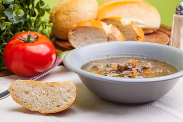 Chicken gizzards stewed.