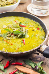 Green pork Curry , Thai cuisine