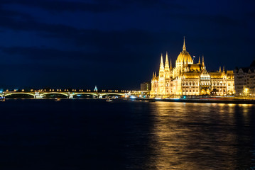 Fototapeta na wymiar Budapest Cityscape at night. 