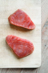 Tuna steaks