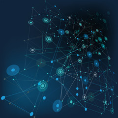 social network background, communication background