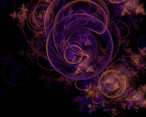 Obraz premium Blasen Nebel