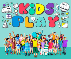 Kids Play Imagination Hobbies Leisure Games Concept
