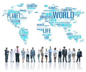 World Globalization International Life Planet Concept