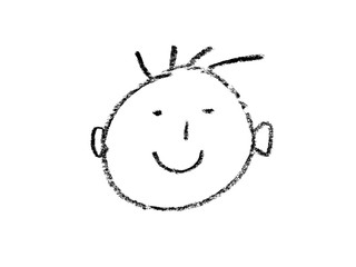 Gesicht Junge Mann Haare