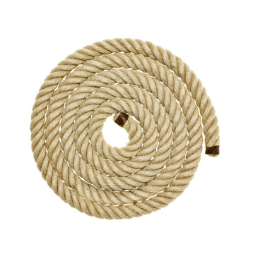 Seil Spirale, Schnecke Hanf