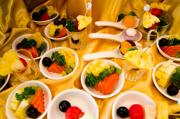 Colorful fruit salad