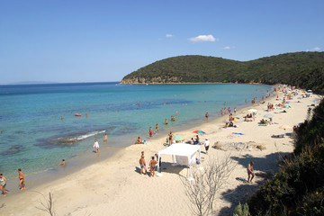 Toscana,Grosseto,spiaggia di Cala Violina