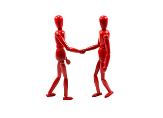 Two man shaking hands