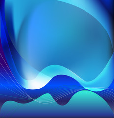 abstract flowing wave design layout vector background