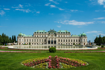 fantastic view of Vienna bervedere