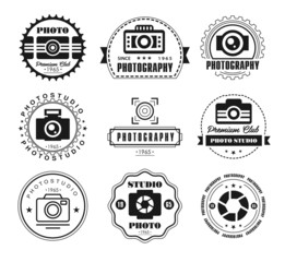 Vector Collection of Photography Logo Templates. 