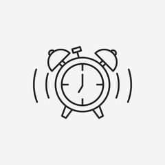 clock line icon