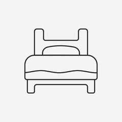 bed line icon