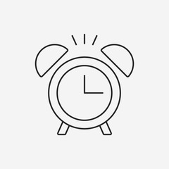 clock line icon