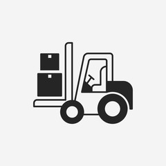logistics truck icon