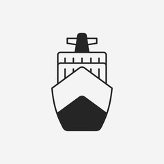 logistics ship icon