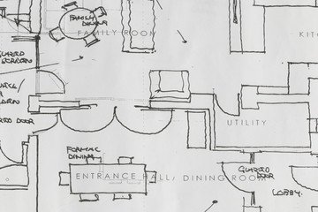 Architects plans - hand drawn