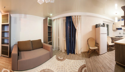 Room with soothing colors, homely atmosphere