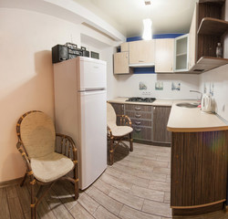 Room with soothing colors, homely atmosphere