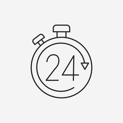 Limited delivery line icon