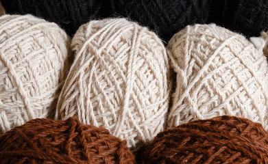 alpaca yarn ready for knitting