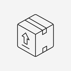 logistics freight line icon