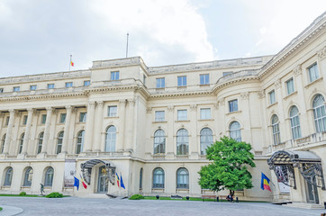 Fototapeta na wymiar The National Art Museum, The Royal Palace. Bucharest, Romania