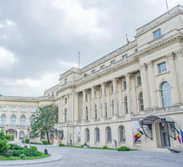 Fototapeta na wymiar The National Art Museum, The Royal Palace. Bucharest, Romania