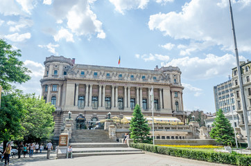 The Building Cercul Militar National. Bucharest